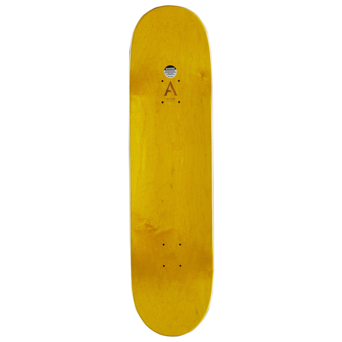April OG Logo Skateboard Complete - Yellow/Purple - 8.125