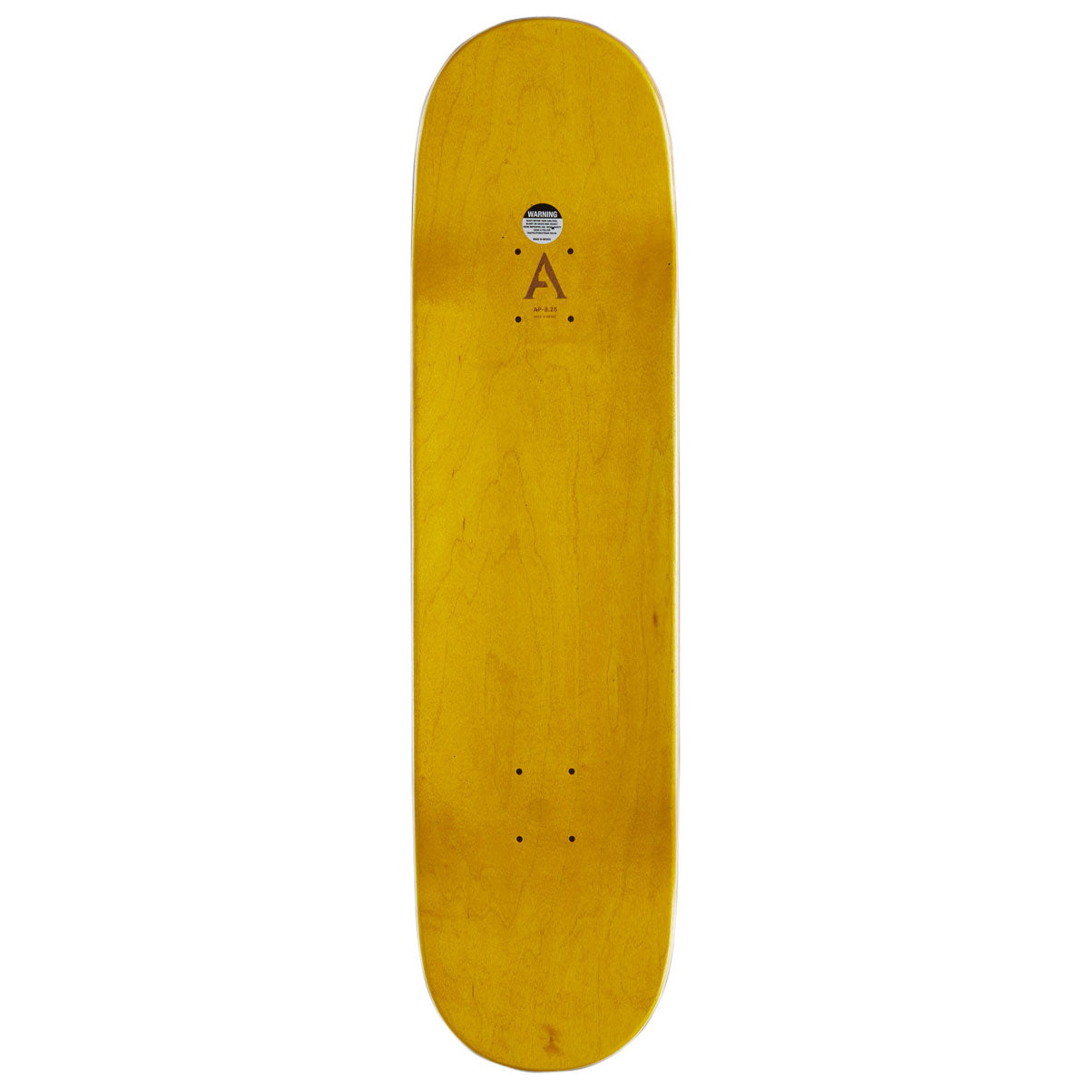 April OG Logo Twin Skateboard Complete - Yellow/White - 8.25