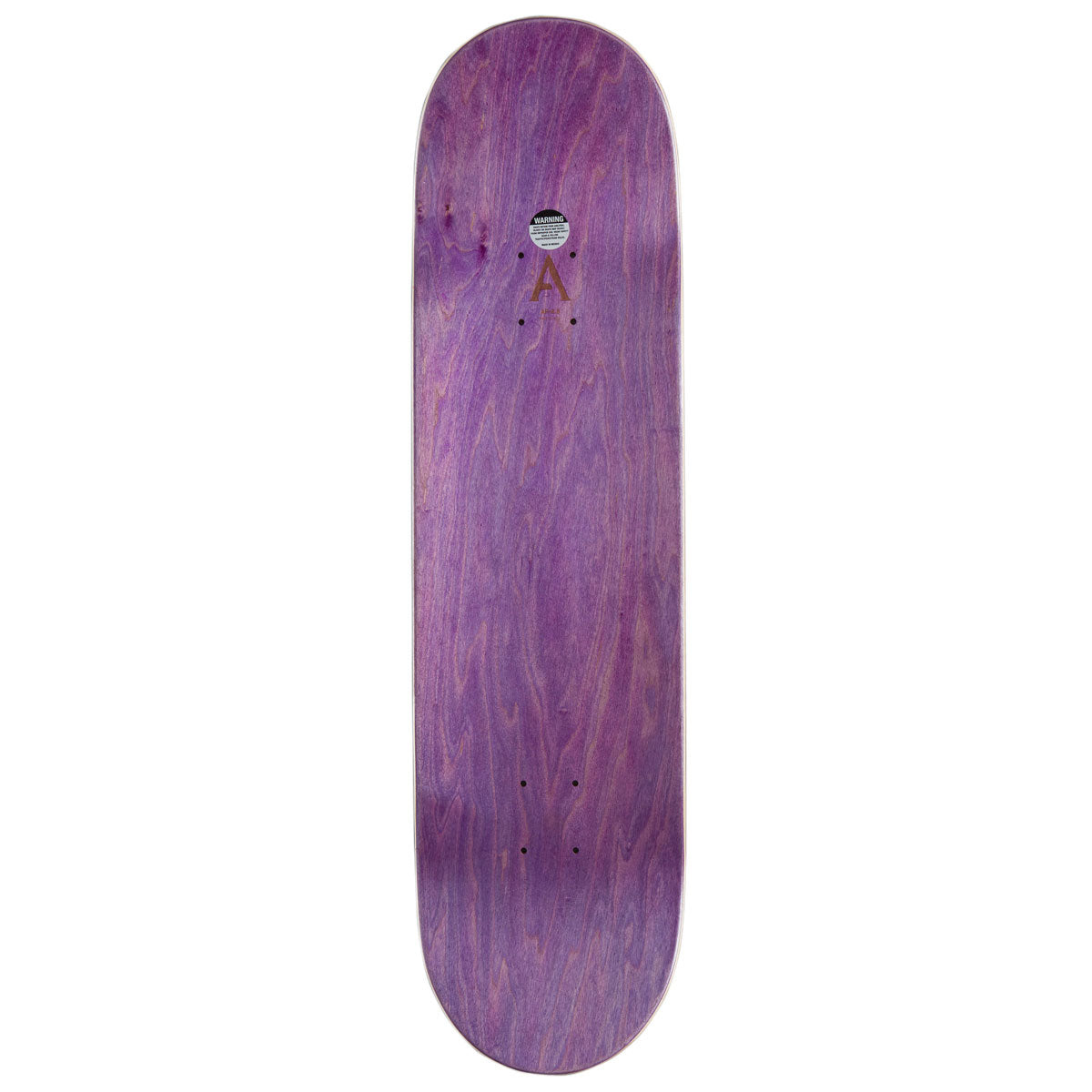 April Chrome Rose Skateboard Deck - Black - 8.50