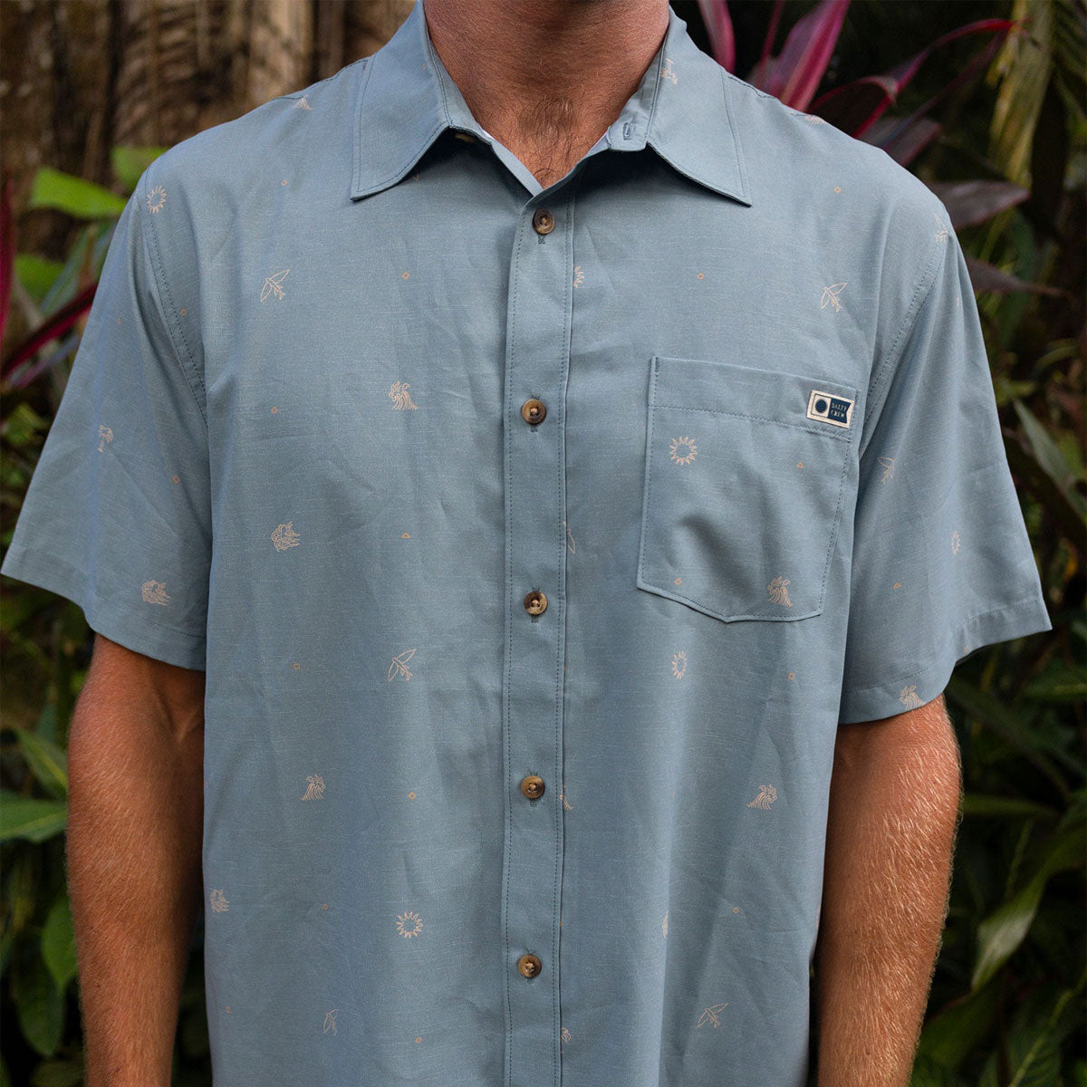 Salty Crew Micro Vibes Tech Woven Shirt - Deep Sea – Daddies Board Shop