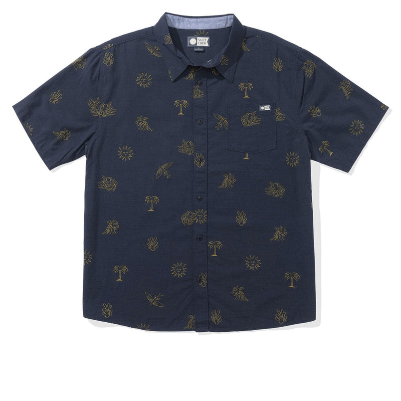 Salty Crew Good Vibes Shirt - Navy