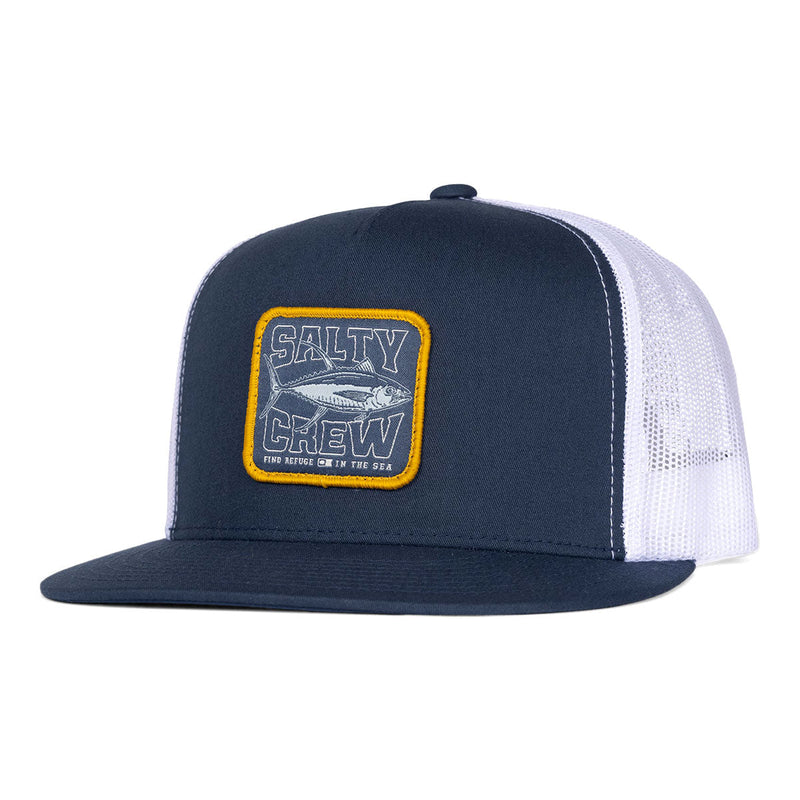 Salty Crew Big Game Trucker Hat - Navy White