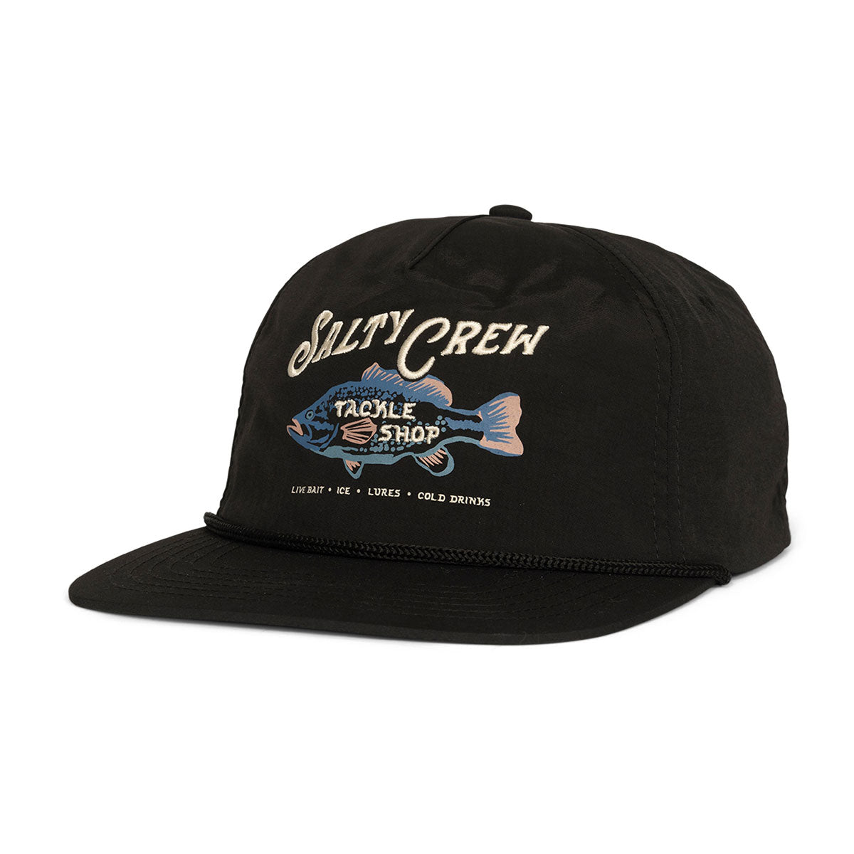 Salty Crew Crafted Snapback Hat - Black image 1