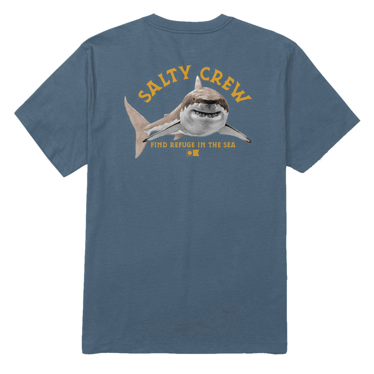 Salty Crew Lurking T-Shirt - Slate image 1