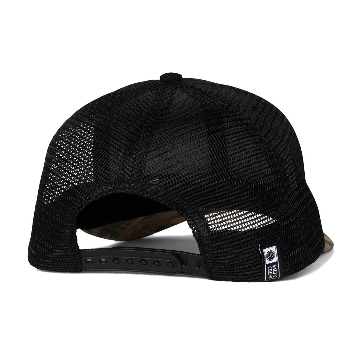 Salty Crew Border Trucker Hat - Black Camo image 2