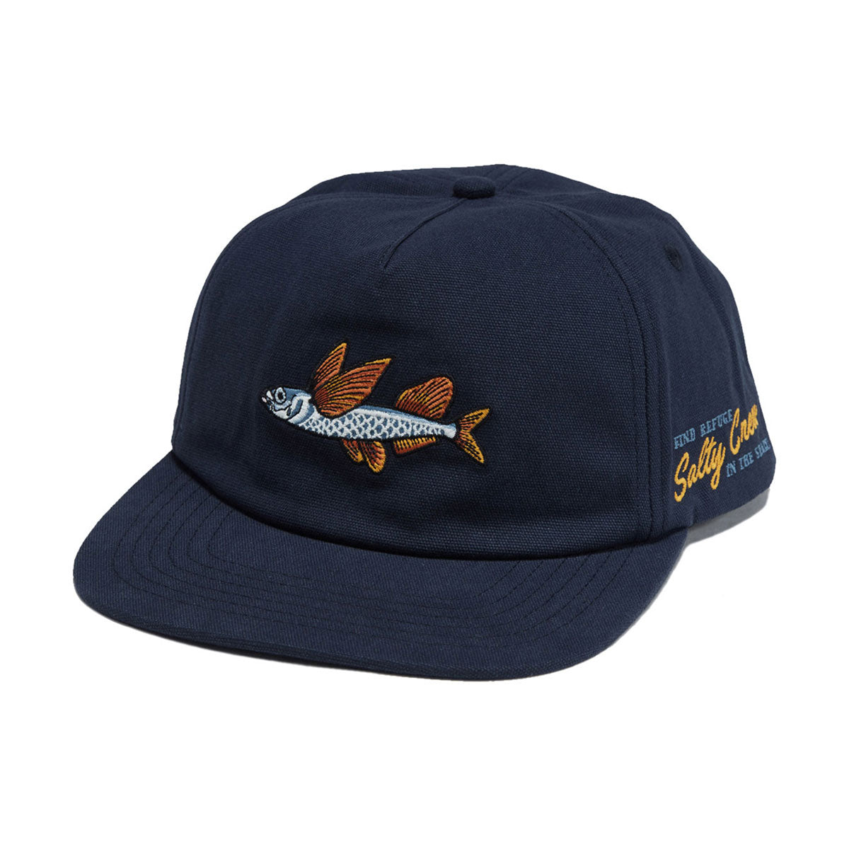 Salty Crew Coastal Snapback Hat - Midnight Navy image 1