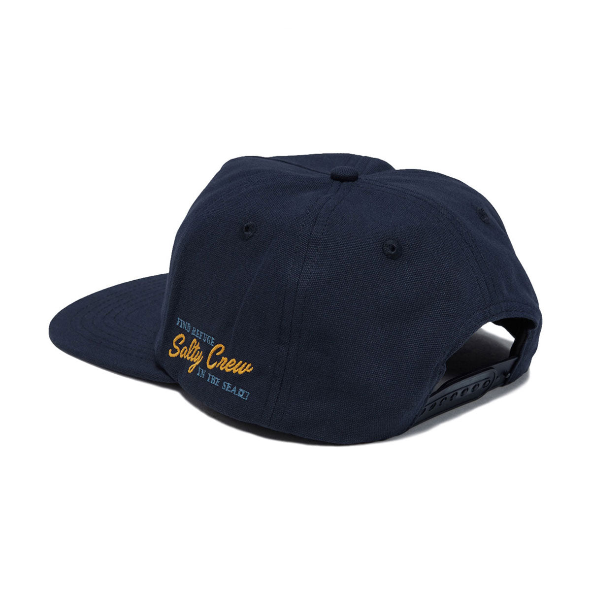 Salty Crew Coastal Snapback Hat - Midnight Navy image 2