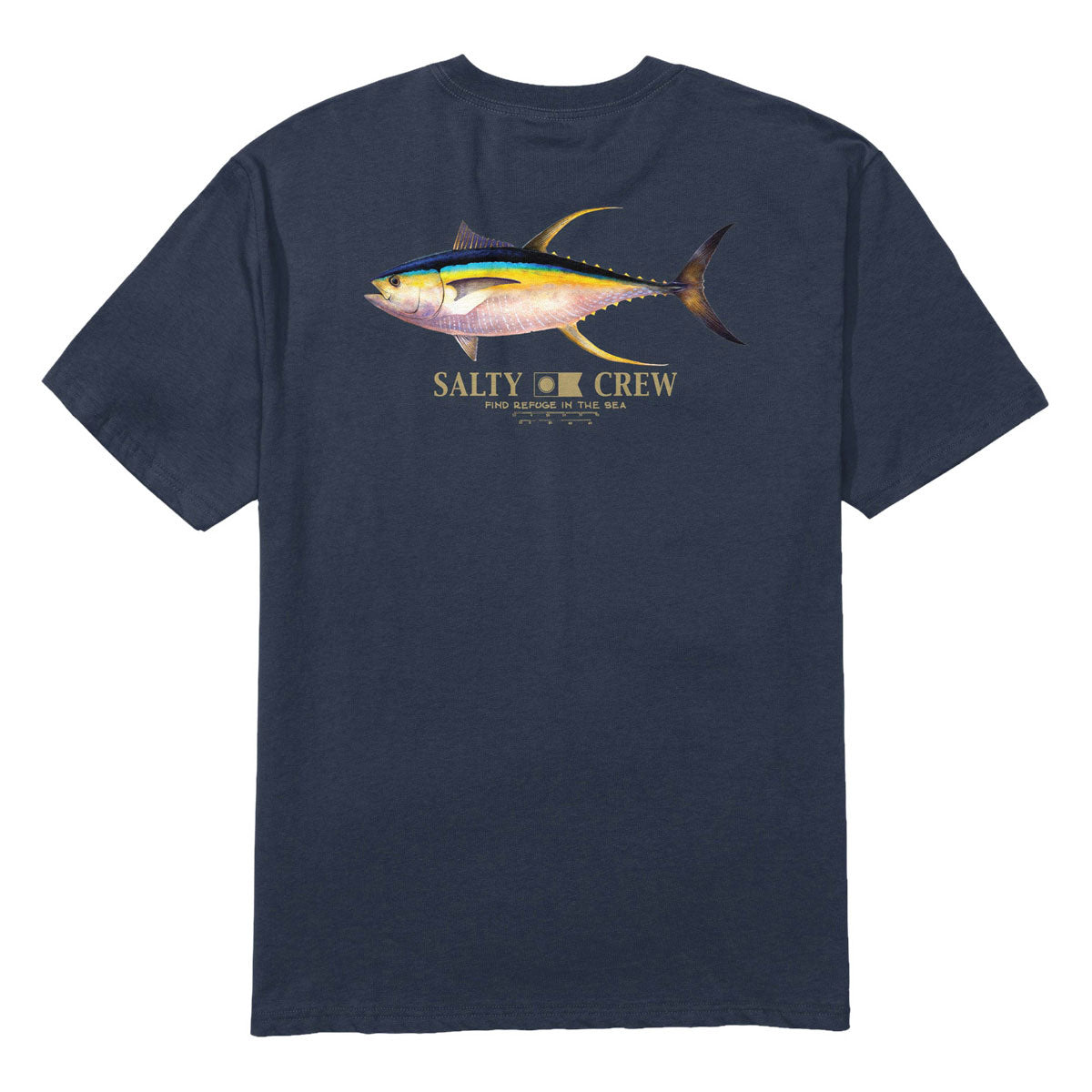 Salty Crew Ahi Classic T-Shirt - Navy image 1