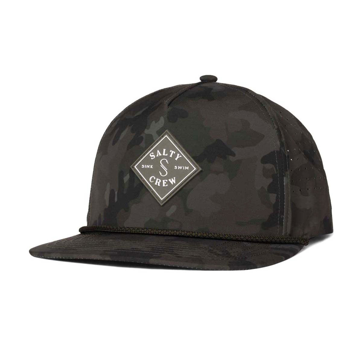 Salty Crew Long Range Snapback Hat - Camo image 1