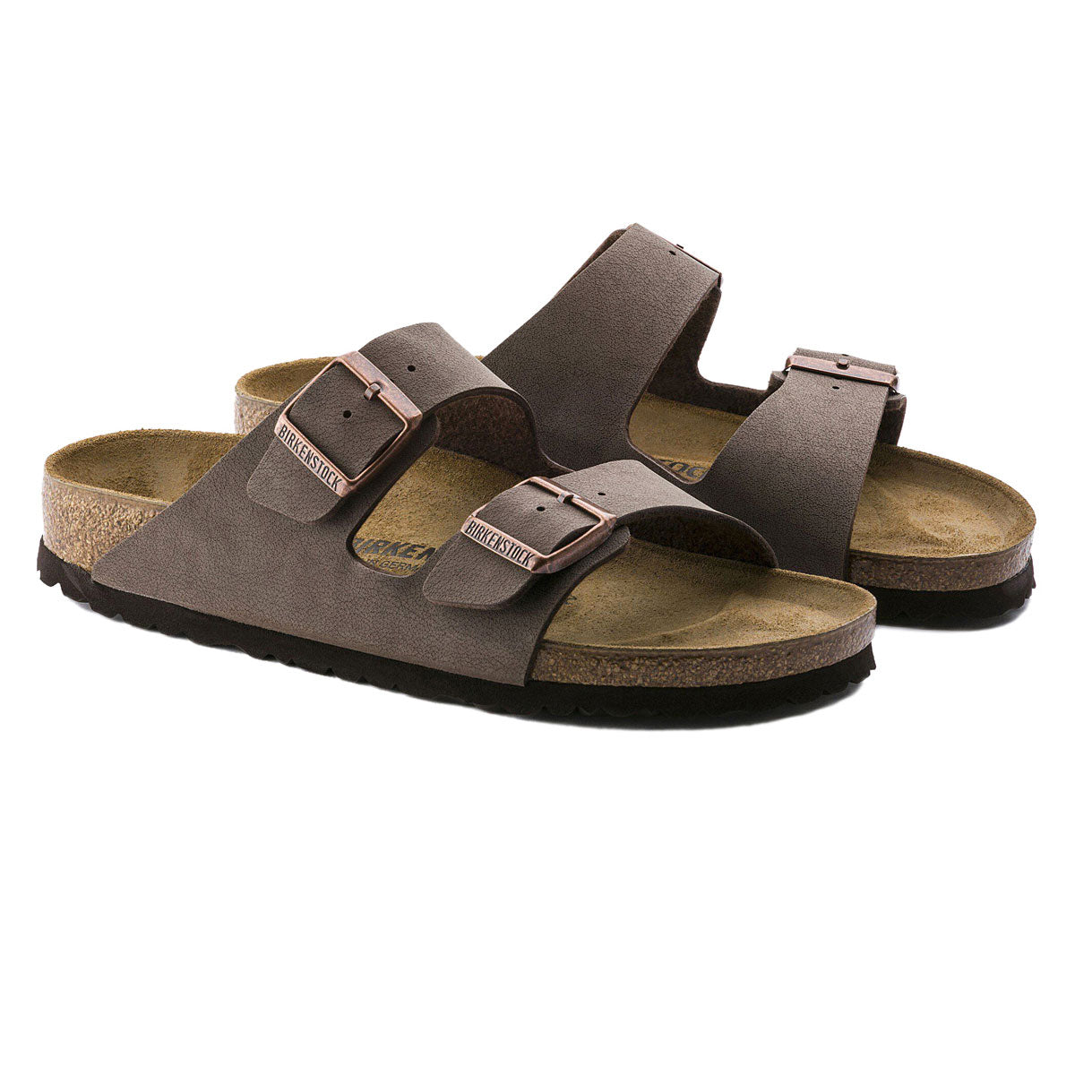 Birkenstock Arizona Sandals - Mocha Birkibuc image 2