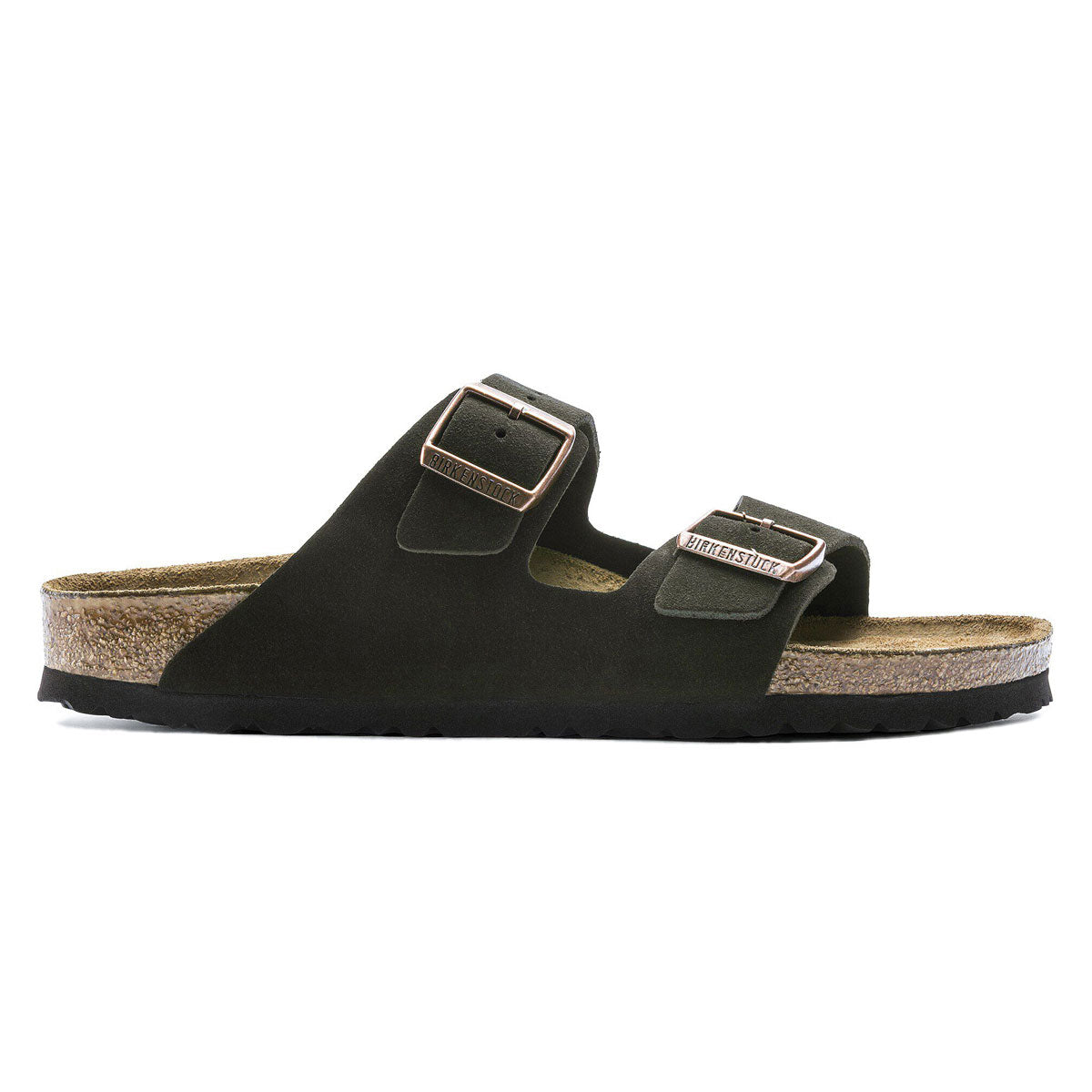 Birkenstock Arizona Soft Footbed Sandals - Mocha Suede image 1