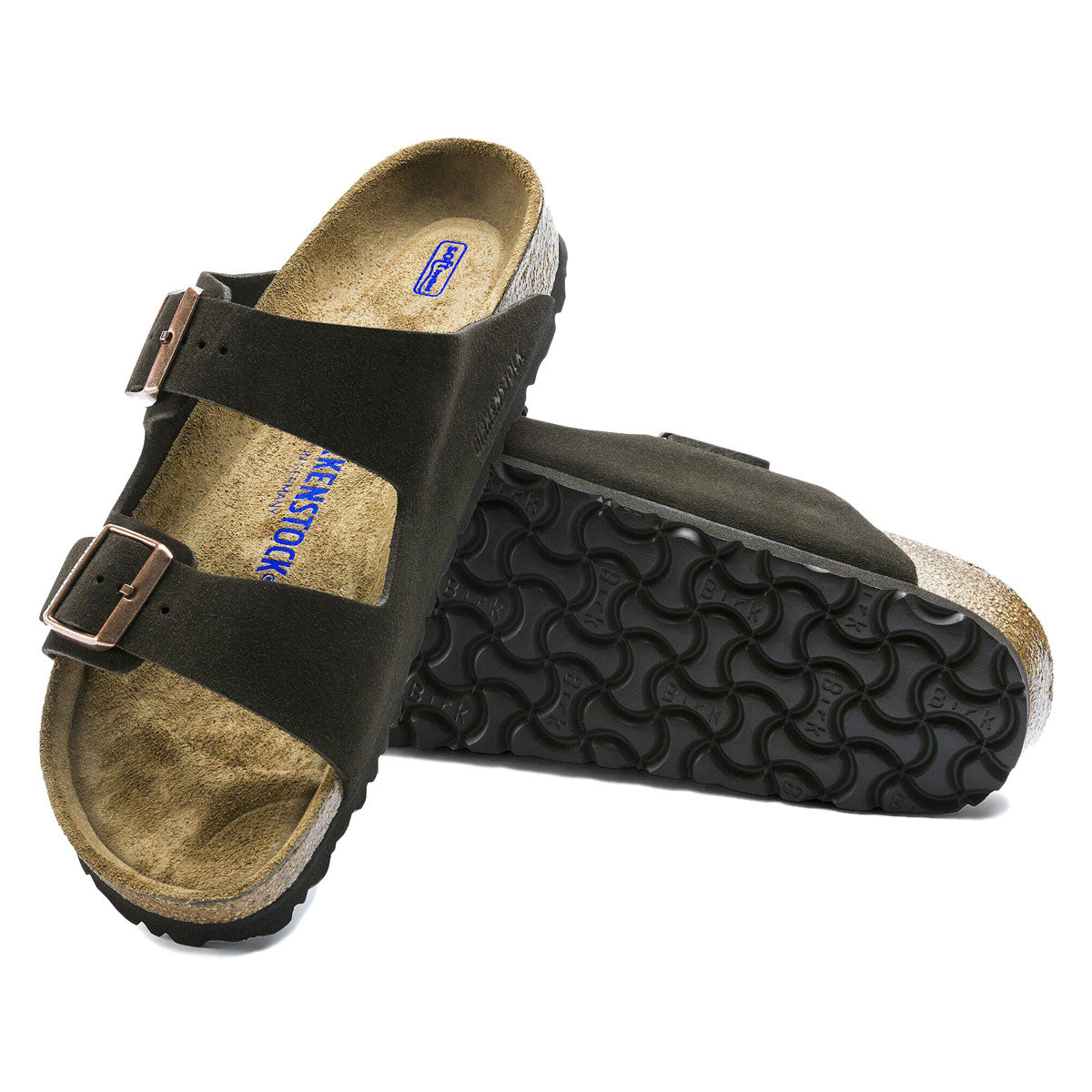 Birkenstock Arizona Soft Footbed Sandals - Mocha Suede image 4