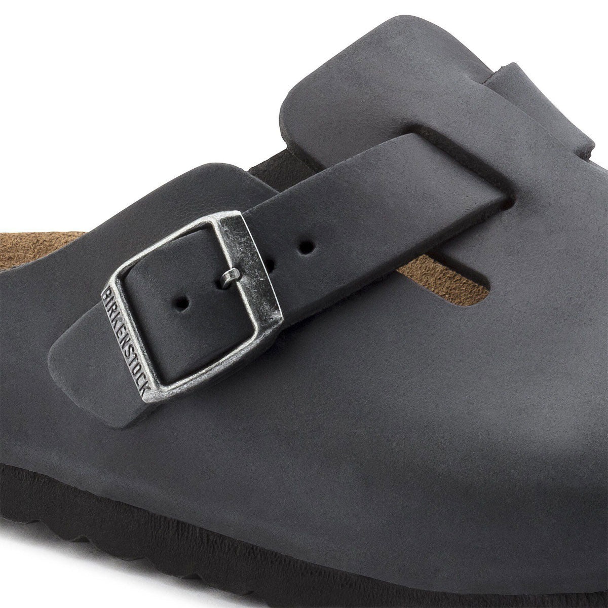 Birkenstock Boston Sandals - Black Oiled Leather image 4