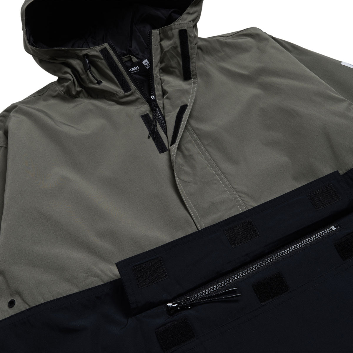 Autumn Cascade Anorak Jacket - Green/Navy image 3