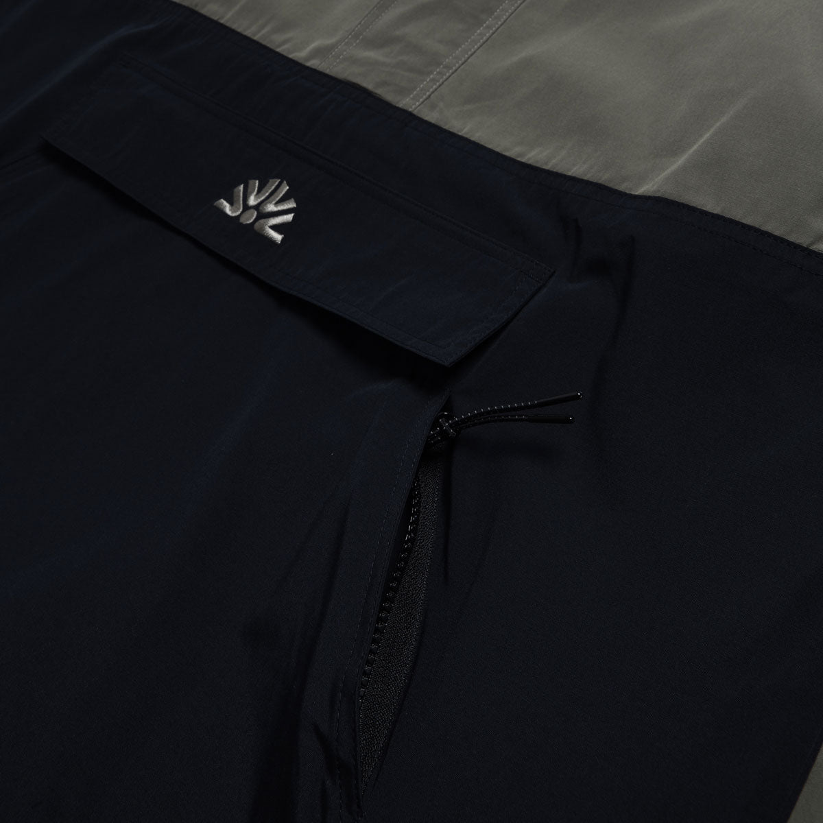 Autumn Cascade Anorak Jacket - Green/Navy image 4