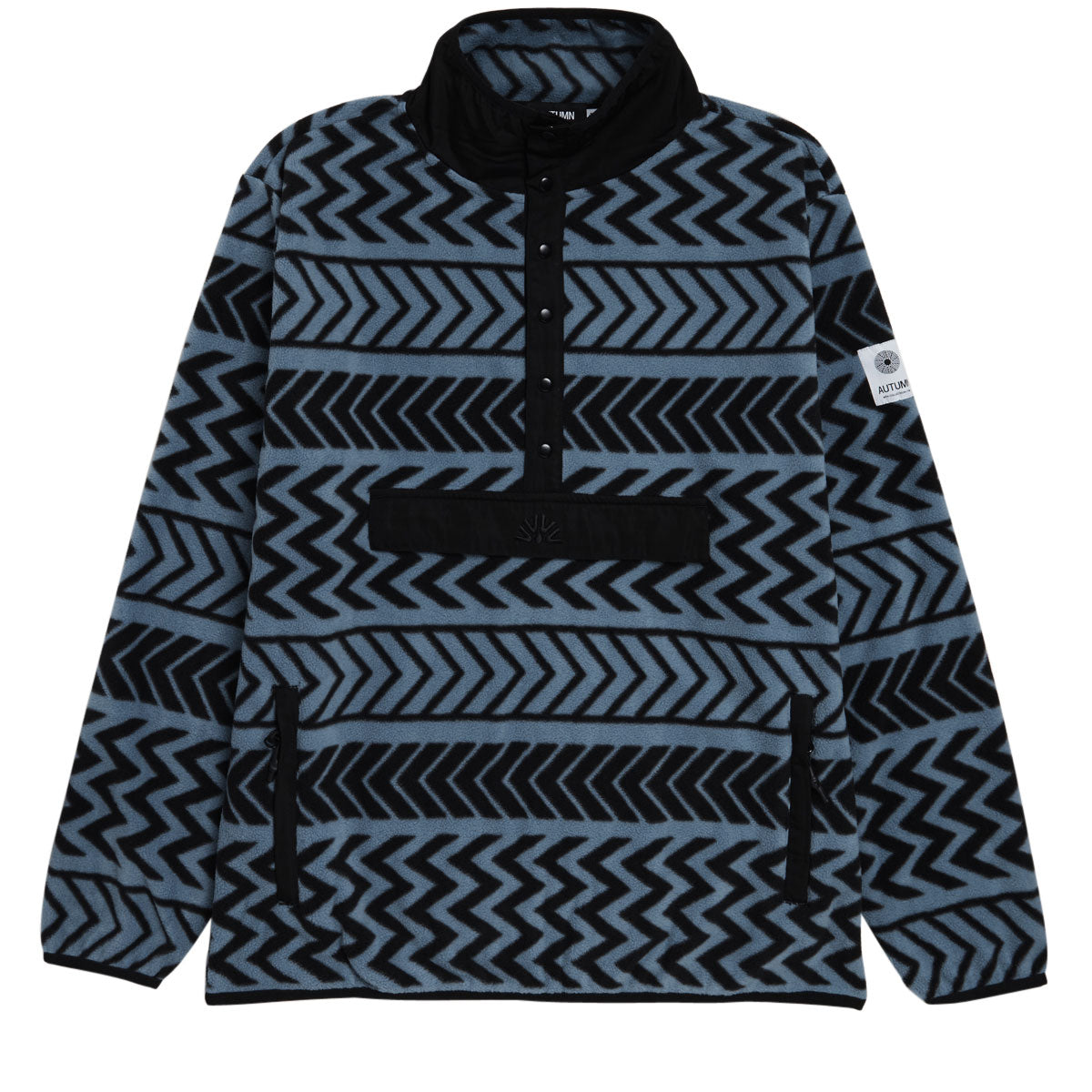Autumn Orb Half Snap Sweatshirt - Chevron image 1