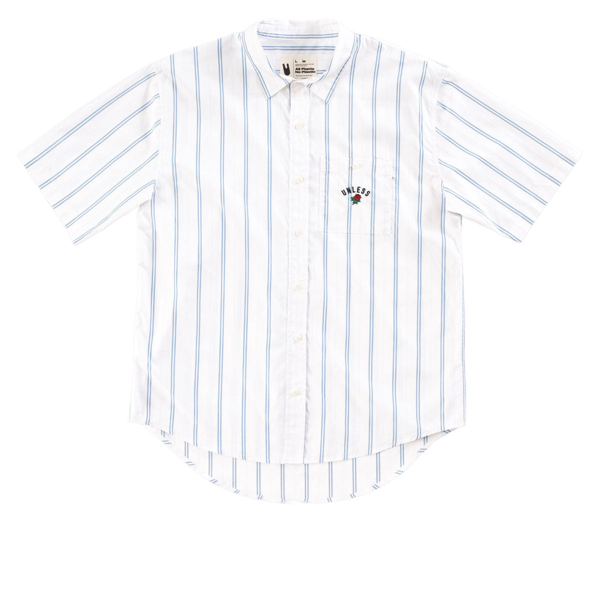 Unless Striped Shirt - White image 1