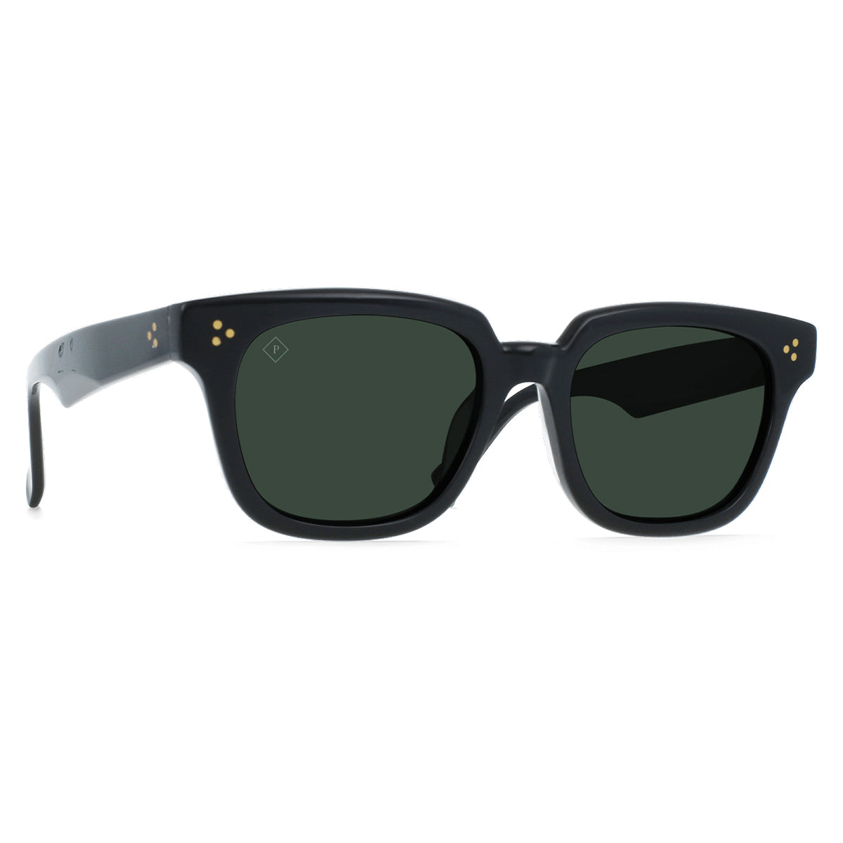 Raen Phonos Sunglasses - Recycled Black/Green Polarized - 52 image 1