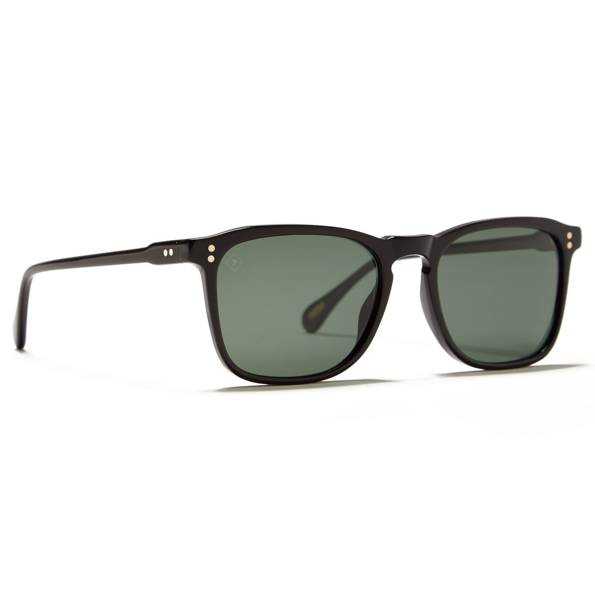 Raen Wiley 54 Sunglasses - Recycled Black/Green Polarized image 1