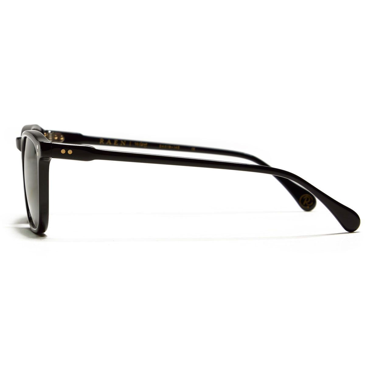 Raen Wiley 54 Sunglasses - Recycled Black/Green Polarized image 2