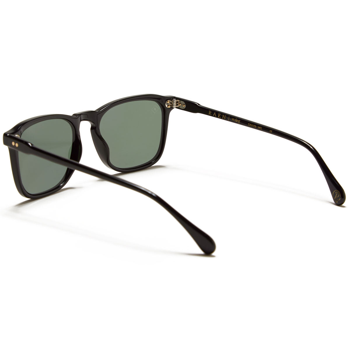 Raen Wiley 54 Sunglasses - Recycled Black/Green Polarized image 3