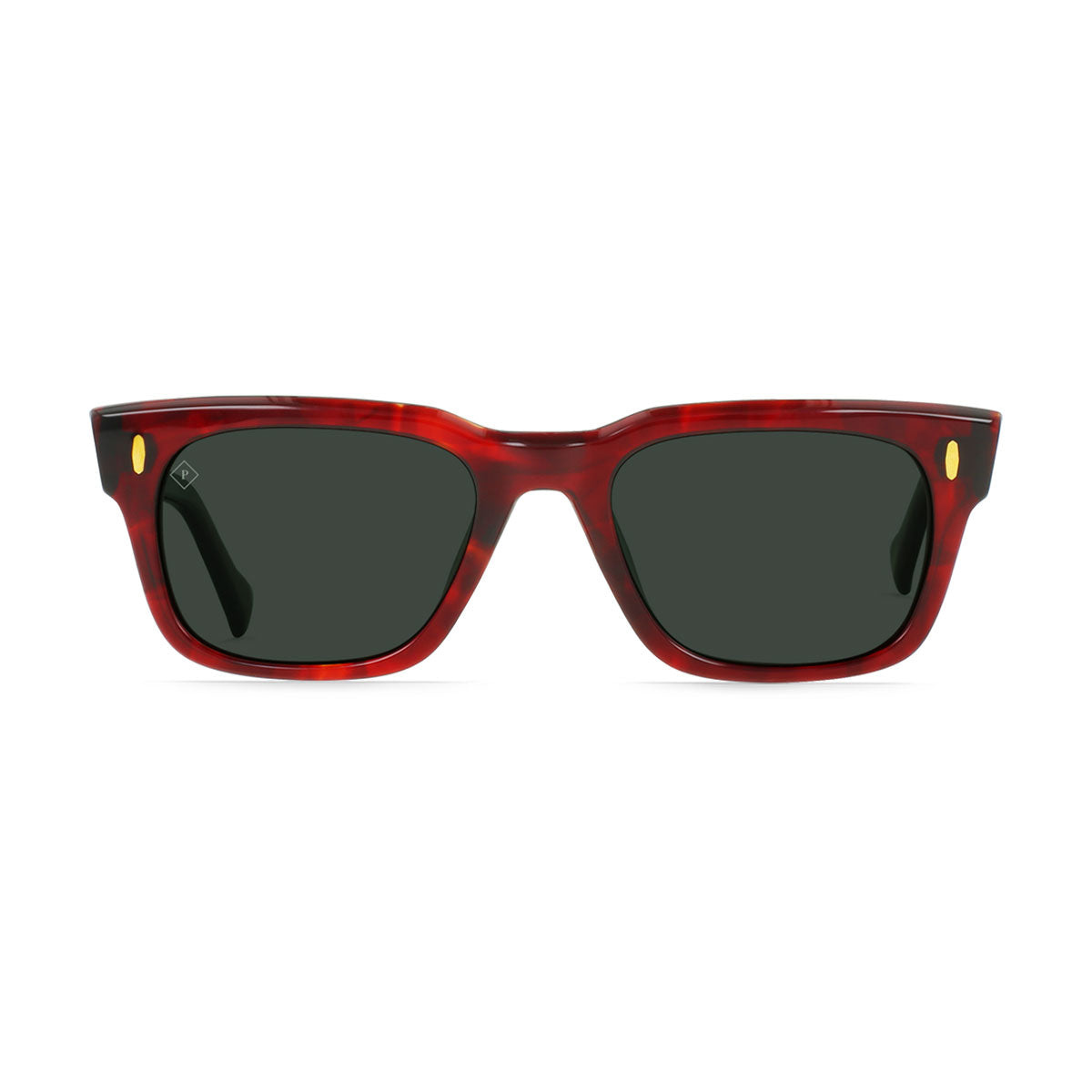 Raen Conway 53 Sunglasses - Negroni/Green Polarized image 2
