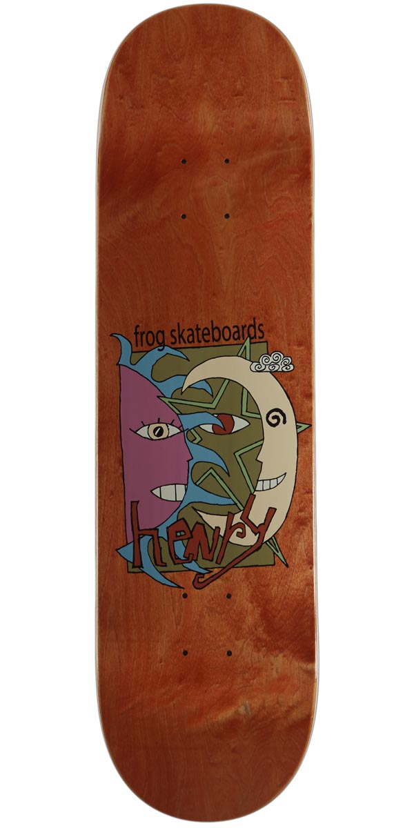 Frog Sun-Star-Moon Dustin Henry Skateboard Deck - 8.25