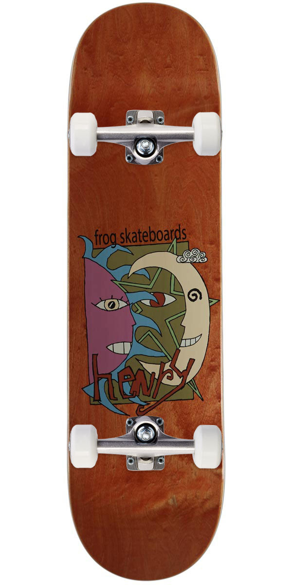 Frog Sun-Star-Moon Dustin Henry Skateboard Complete - 8.25