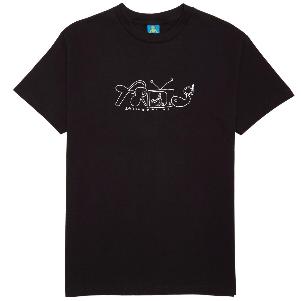 Frog Television T-Shirt - Black image 1