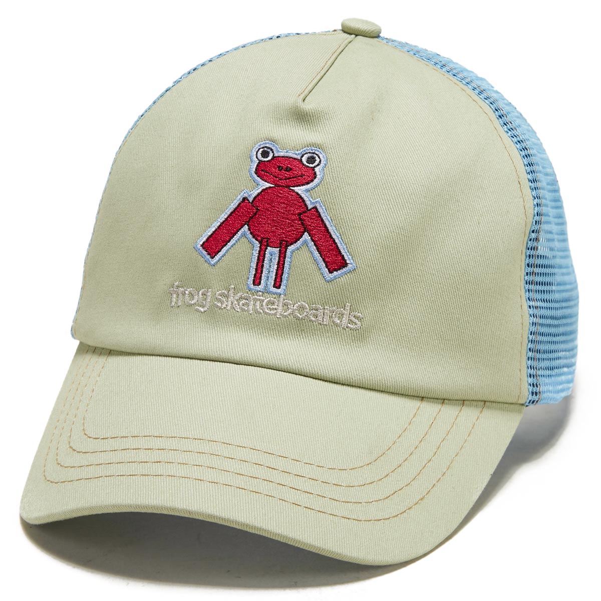 Frog Perfect Frog Trucker Hat - Green/Turquoise image 1