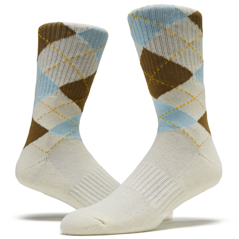 Frog Argyle Socks - Cream