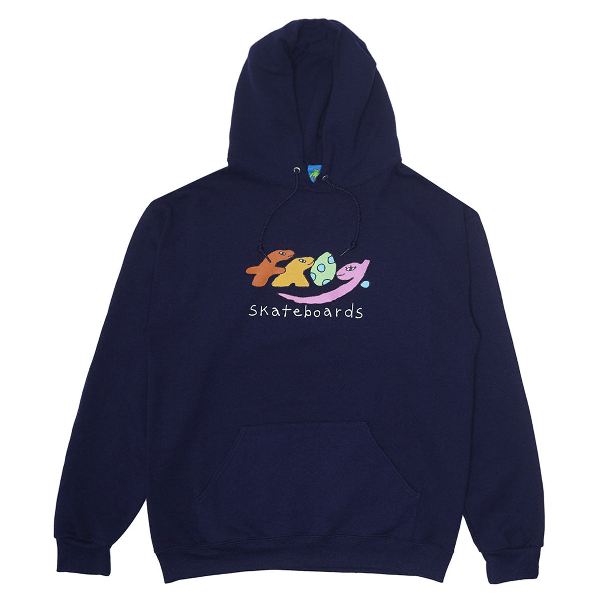 Frog Dino Logo Hoodie - Navy image 1