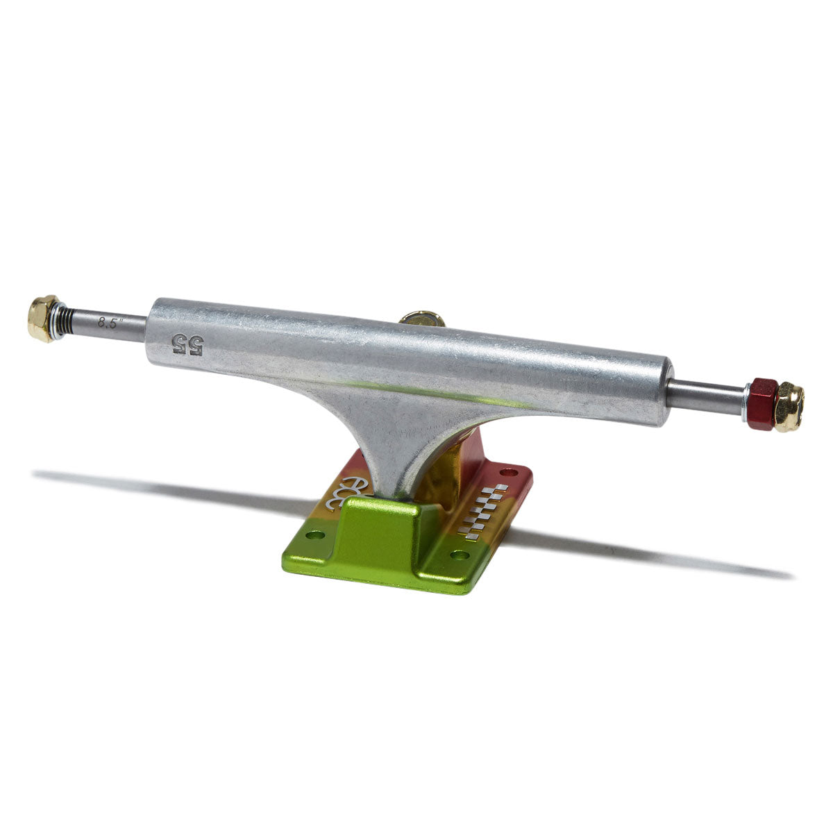 Ace AF1 Skateboard Trucks - Polished/Rasta - 55 image 1