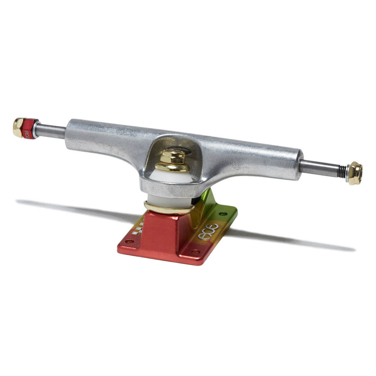 Ace AF1 Skateboard Trucks - Polished/Rasta - 55 image 2