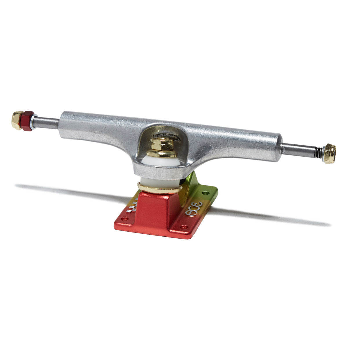 Ace AF1 Skateboard Trucks - Polished/Rasta - 60 image 2
