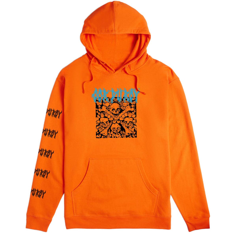 Corduroy Catacombs Hoodie - Orange