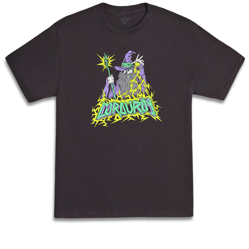 Corduroy Bolts T-Shirt - Black