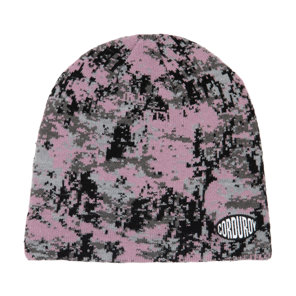 Corduroy Wasteland Skully Beanie - Purple image 1