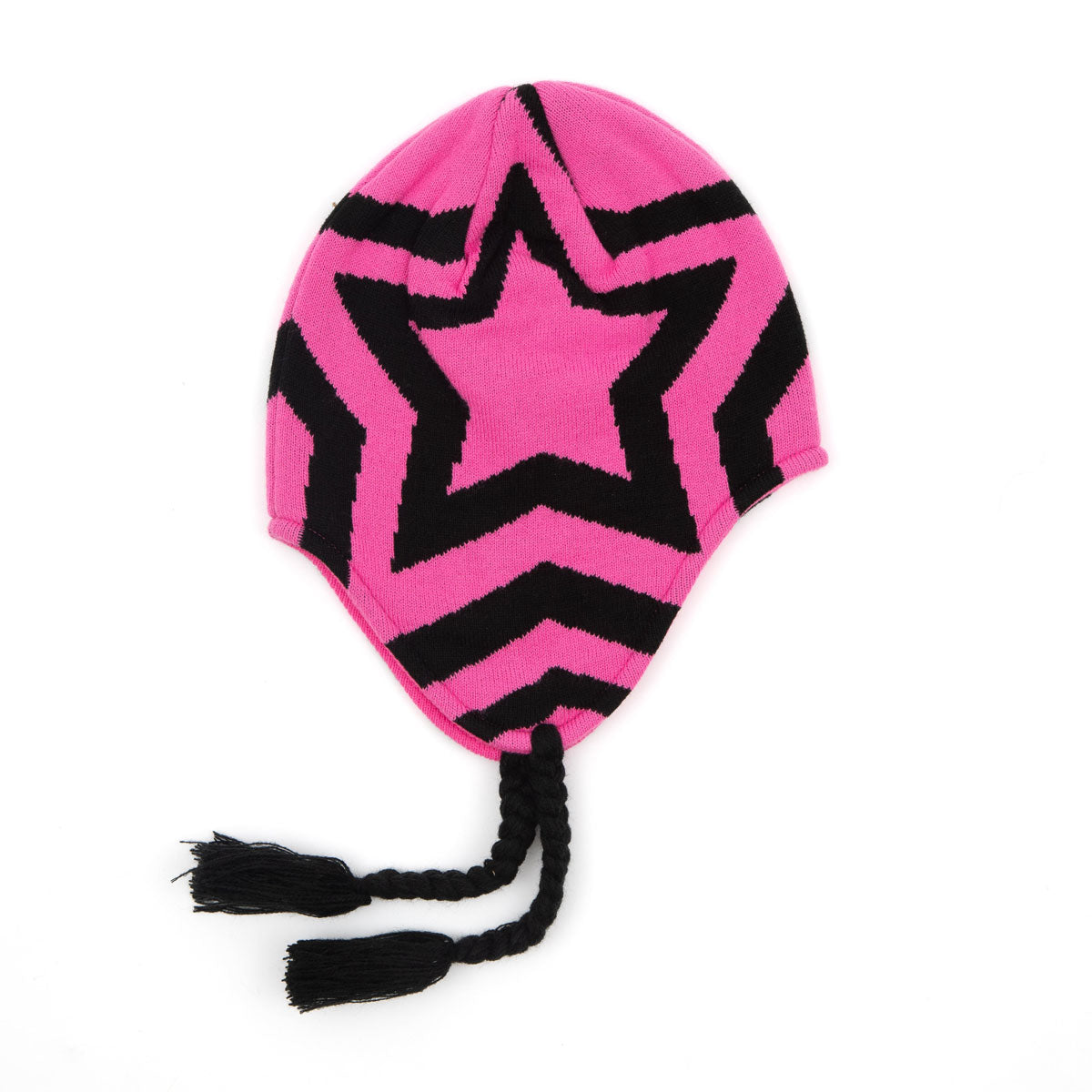Corduroy Cosmos Earflap Beanie - Pink image 2