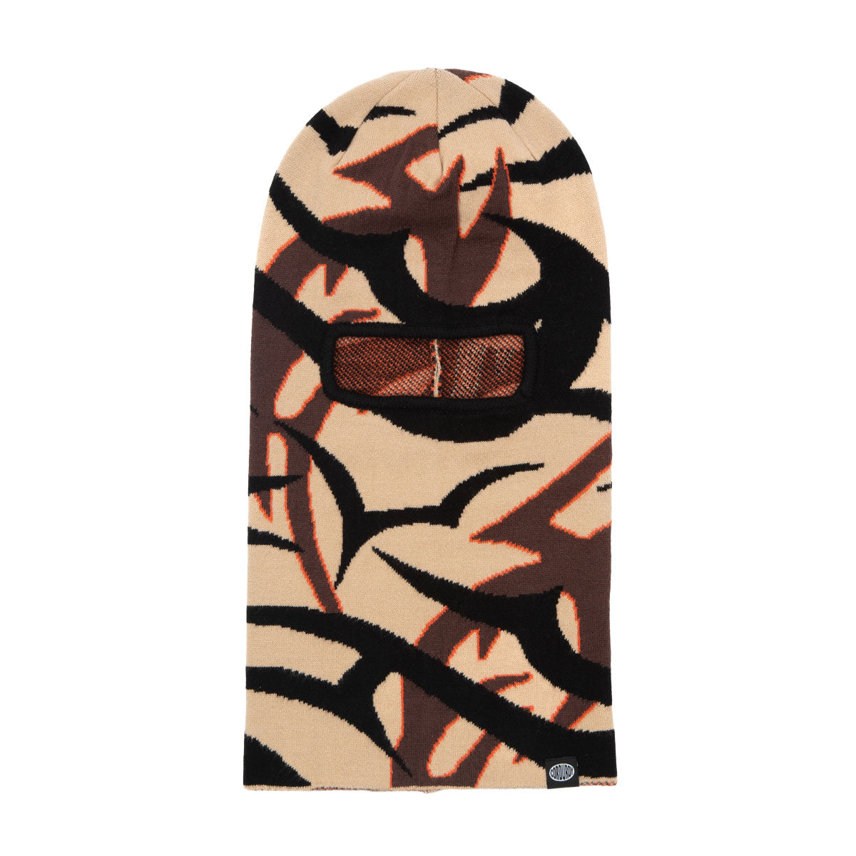 Corduroy Tribal Camo Ski Mask - Khaki image 1