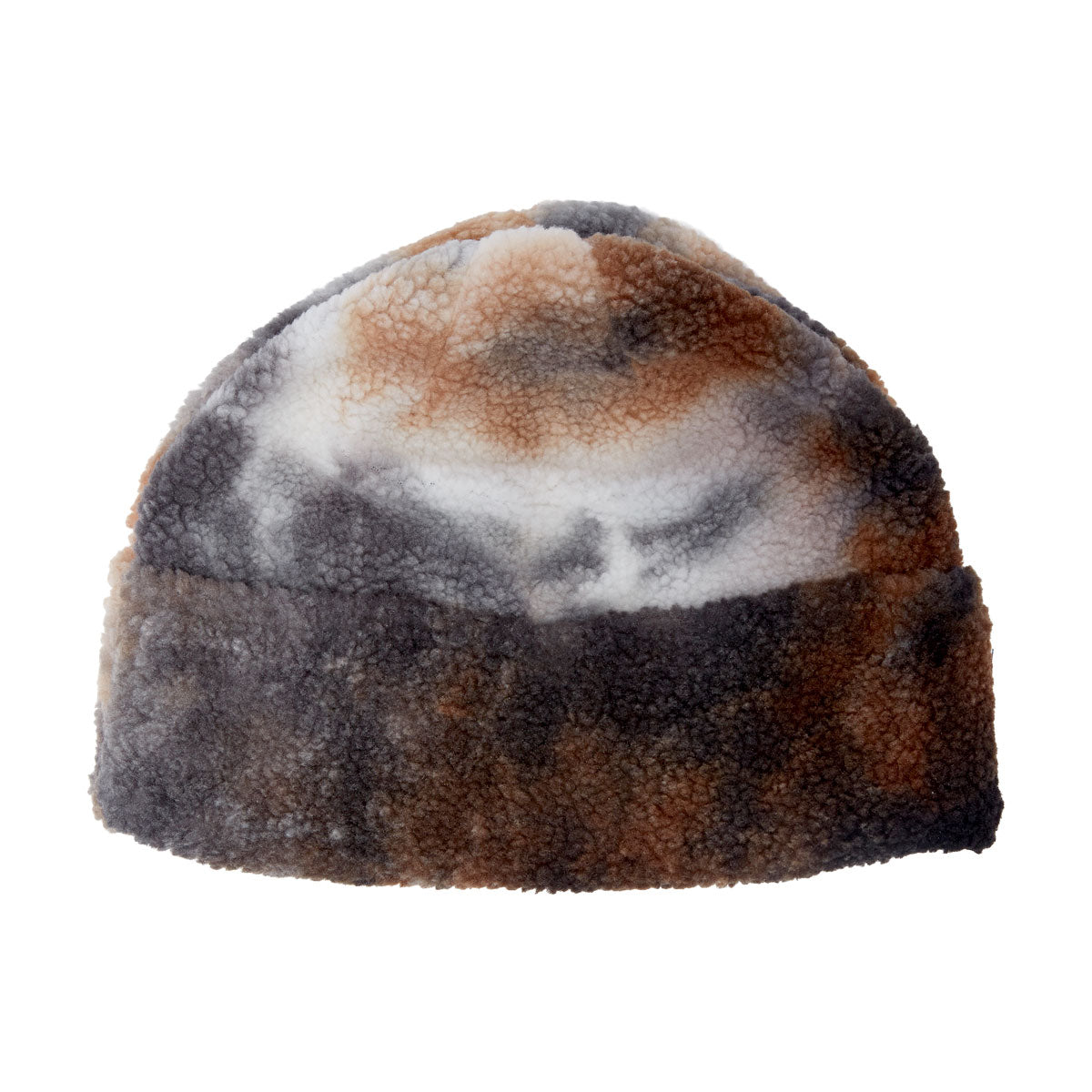 Corduroy Fleece Beanie - Brown image 2