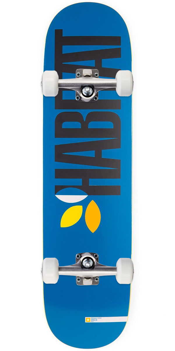 Habitat Apex Bold Twin Skateboard Complete - Blue - 8.375
