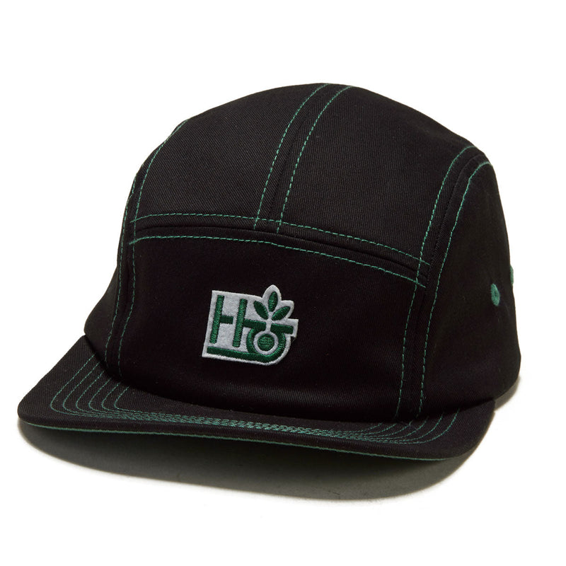 Habitat Ivy League 5 Panel Hat - Black