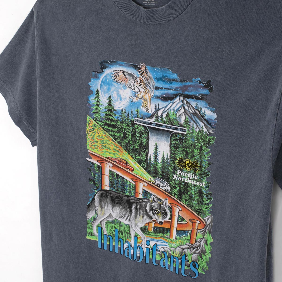 Habitat PNW Inhabitants T-Shirt - Overwashed Blue image 2