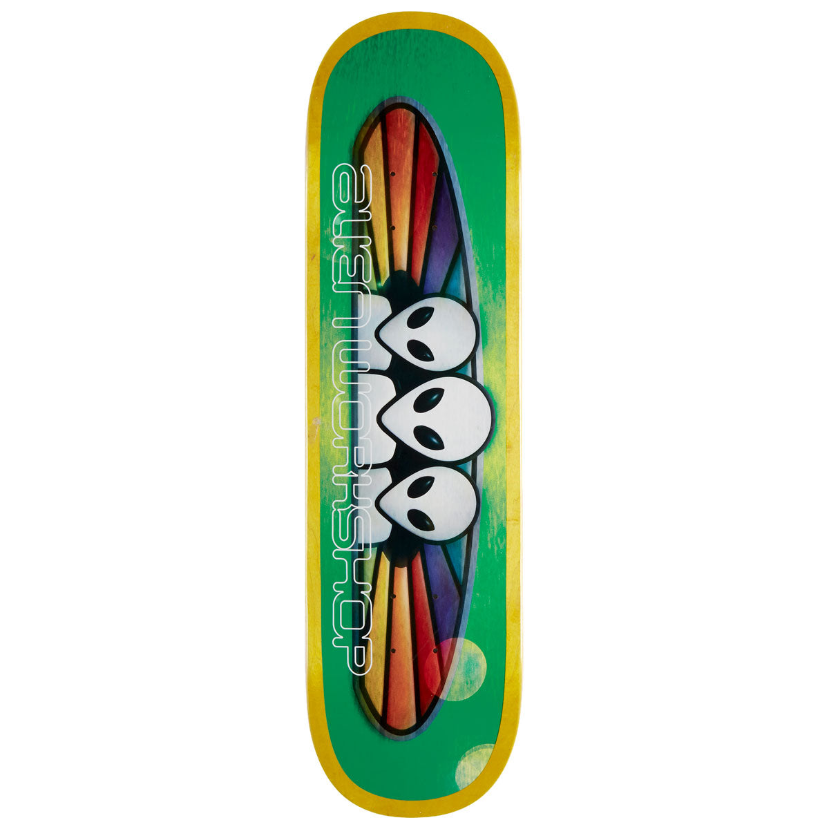 Alien Workshop Spectrum VHS Twin Skateboard Deck - Green - 8.50