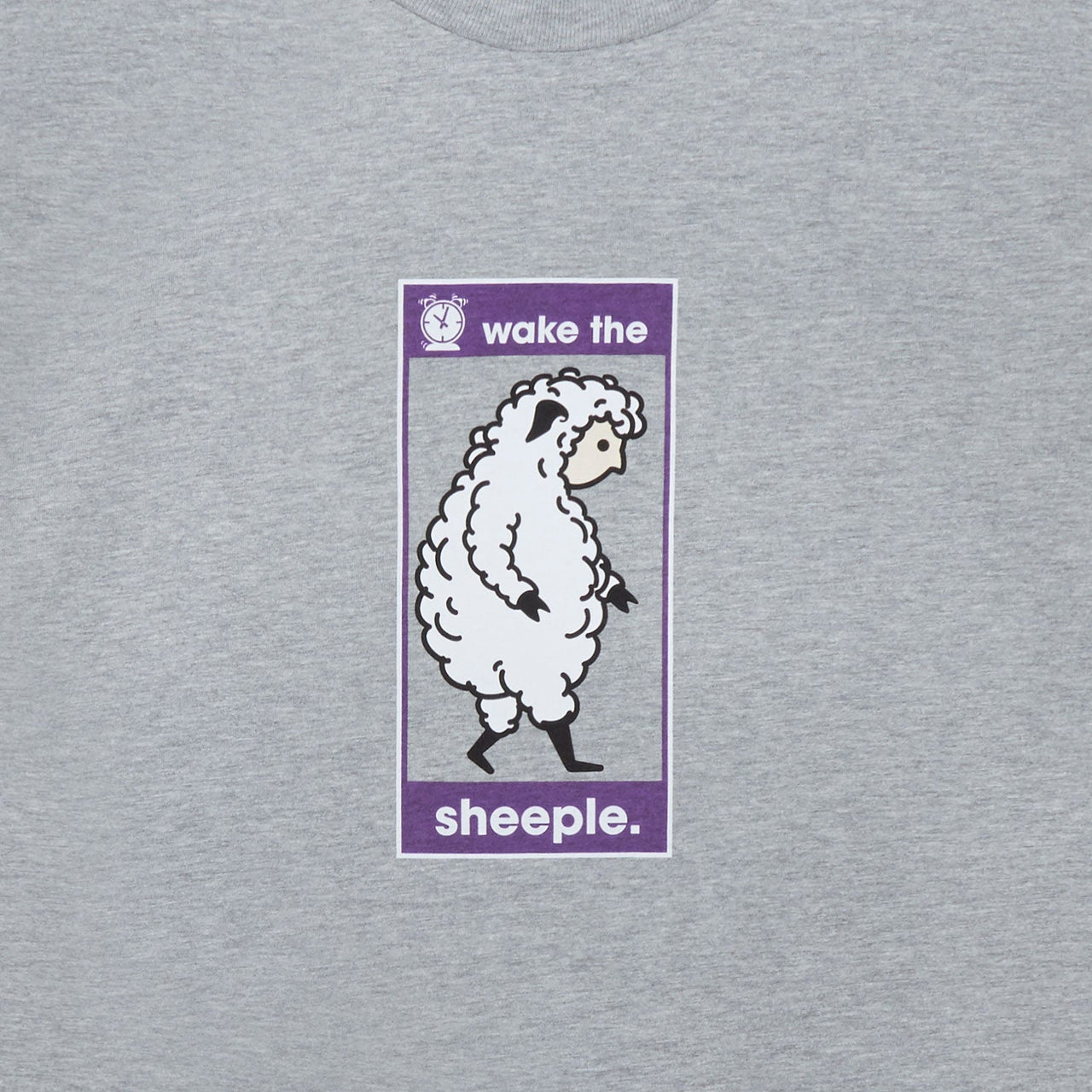 Alien Workshop Wake The Sheeple T-Shirt - Heather Grey image 2