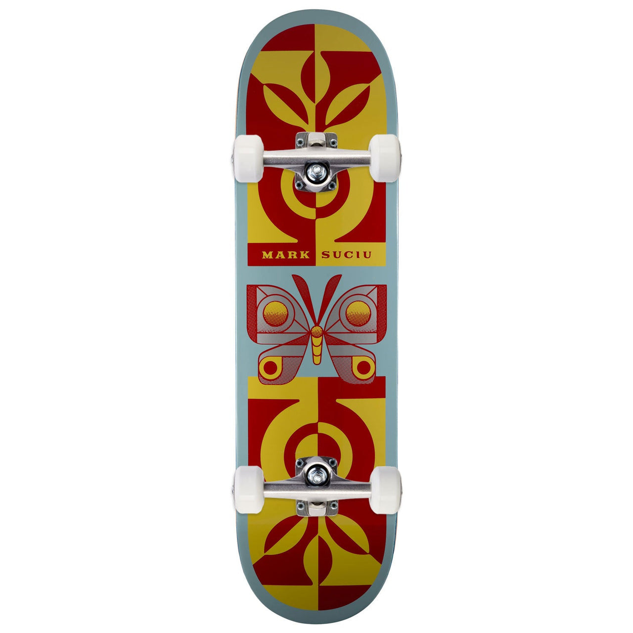 Habitat Suciu Moth Skateboard Complete - Metallic Ink - 8.375