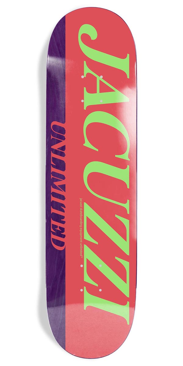 Jacuzzi Unlimited Flavor Skateboard Deck - 8.50