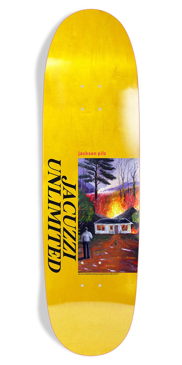 Jacuzzi Unlimited Jackson Pilz Lawn Fire Skateboard Deck - 9.125