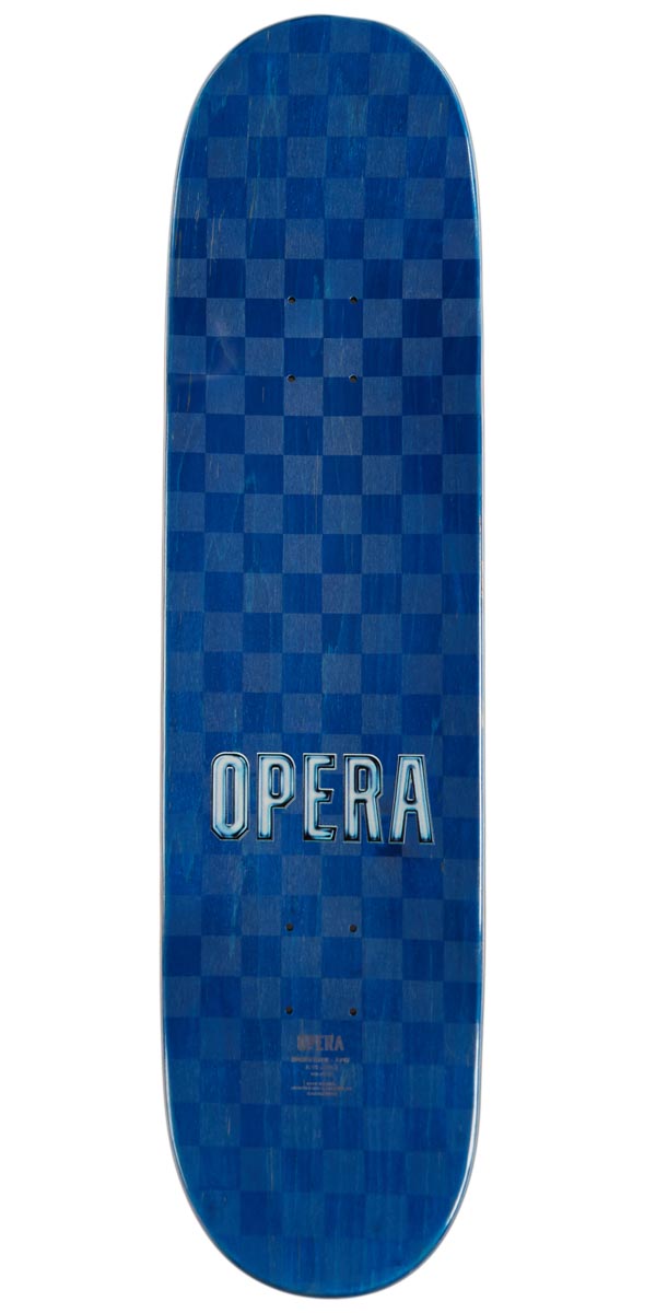 Opera Trey Wood Other Side Skateboard Deck - 8.25